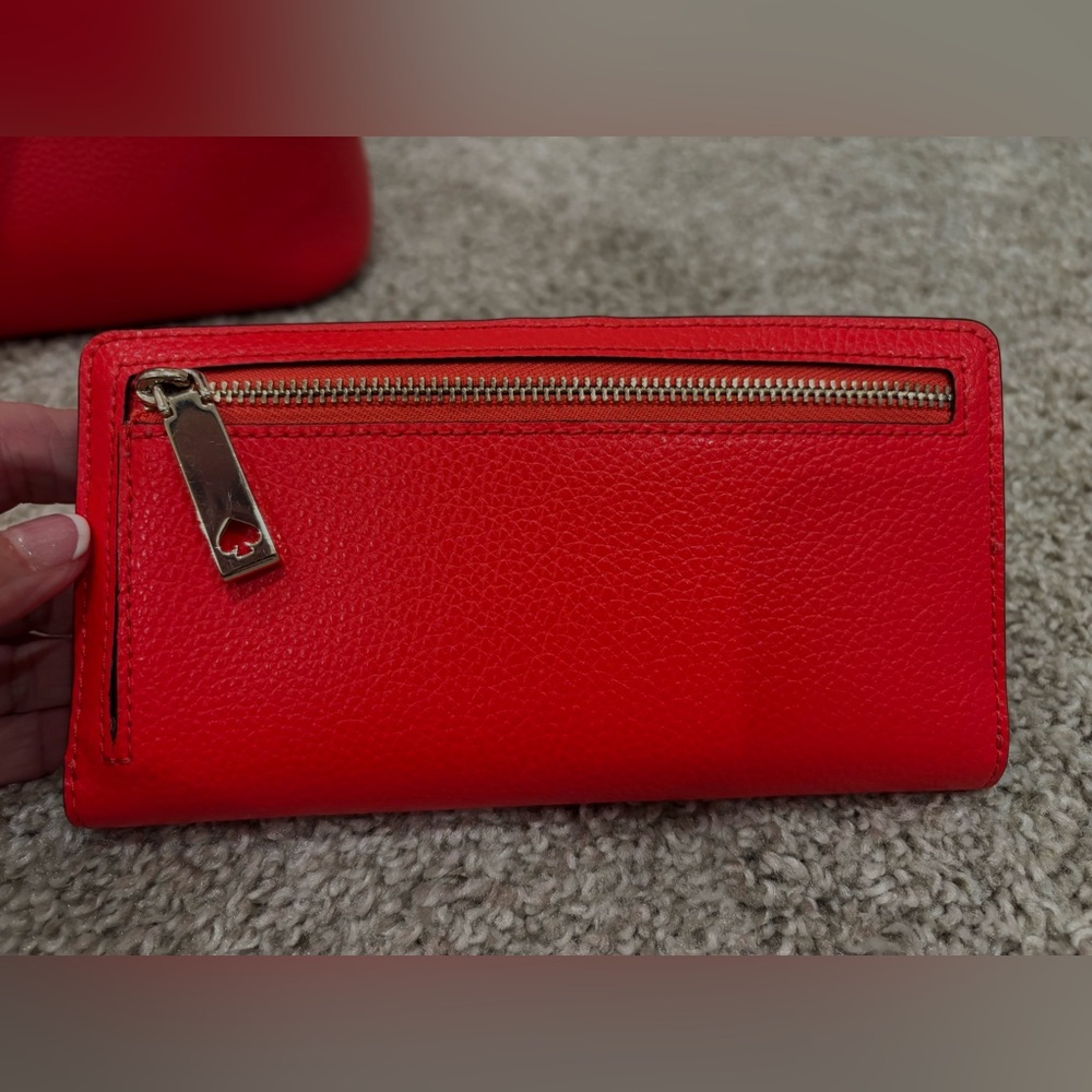 Kate Spade Red Two-Way Bucket Bag and Wallet Set - Picture 10 of 11